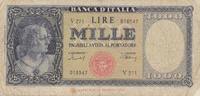 Italien 1000 Lire Banknote Geldschei Mille Lire Italia -
