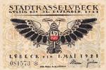 Lübeck 50 Pfennig Ein Notgeldschein aus Lübeck -