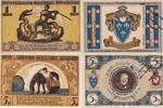 Altrahlstedt 1 5 Mark, Zwei Scheine Notgeldschein Notgeld Altrahlstedt Liliencron-Gesellschaft Schleswig-Holstein -