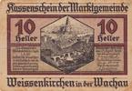 Weissenkirchen 10 Heller Ein Notgeldschein aus Weissenkirchen -