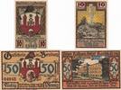 Bernburg 10 50 Pfennig Zwei Notgeldscheine aus Bernburg -