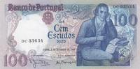 Portugal 100 Escudos Geldschein Banknote -