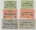 Erlangen Notgeldscheine der Stadt 10-20-50 Pfennig -