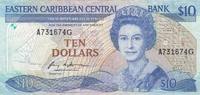 Isle of Man 10 Dollars Geldschein Banknote Ten Dollars Insel Man -
