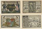 Tegernsee Notgeldscheine der Stadt 10-20-30-40 Pfennige -