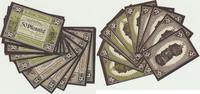 Eppelborn-Dirmingen Notgeldscheine der Stadt 4 x 25 Pf., u. 6 x 50 Pfennige -