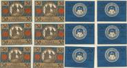 Ettenheim Notgeldscheine der Stadt 6 x 50 Pfennig -