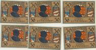 Ettenheim Notgeldscheine der Stadt 6 x gleiche 50 Pfennig -