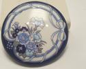 Brosche Michaela Frey Art Nouveau Style Emaille florales Motiv -
