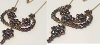 Böhmische Granat Kette Tombak mit Granatsteinen Biedermeier Collier -