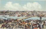 Türkei AK Constantinopel Gesamtansicht mit neuer Brücke um 1910 -