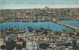 Türkei AK Constantinopel Goldenes Horn und alte Brücke um 1910 -