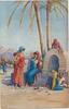 Türkei AK orientalische Frauen am Brunnen -