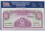 United Kingdom one Pound Banknote 1 Pound 4th Series original verschweißt -
