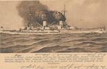 Deutschland Türkei AK Ansichtskarte K.D.Marine-Schiffspost 29 AK SMS Goeben Türkiye Kaiserreich Feldpost Midilli -