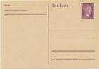 Postkarte mit aufgedruckter 6 Pf. Briefmarke AH um 1940 -