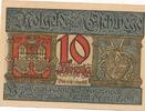 Deutschland Deutsches Reich 10 Pfennig Notgeldschein Notgeld Stadt Eschwege Hessen -