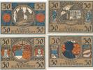 Ettenheim 50 Pfennig 4 versch.Notgeldscheine der Stadt -