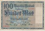 Deutschland Deutsches Reich 100 Mark Notgeldschein Notgeld München Bayerische Notenbank -