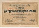 Deutschland Deutsches Reich 500 Tausend Mark Notgeldschein Notgeld Stadt Speyer a. Rhein Pfalz -