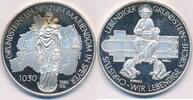 Deutschland Medaille Silbermedaille 1000er Silber Grundsteinlegung zum Mariendom in Speyer Feinsilber -