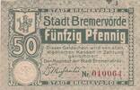 Deutschland Deutsches Reich 50 Pfennig Notgeldschein Notgeld Bremervörde Niedersachsen -