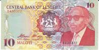 Lesotho 10 Maloti Banknote Geldschein -