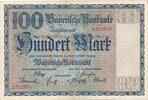 Deutschland Deutsches Reich 100 Mark Notgeldschein Notgeld München Bayerische Notenbank -