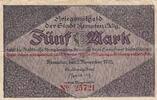 Deutschland Deutsches Reich 5 Mark Notgeld Notgeldschein Kempten Allgäu Bayern -