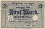 Deutschland Deutsches Reich 5 Mark Notgeld Notgeldschein Stadt Bad Kissingen Bayern -