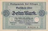 Deutschland Deutsches Reich 10 Mark Notgeld Notgeldschein Stadt Bad Kissingen Bayern -
