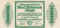 Deutschland Deutsches Reich 5 Millionen Mark Notgeld Notgeldschein Langquaid Bayern -
