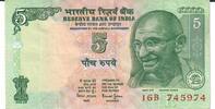 Indien 5 Rupees Banknote Geldschein -