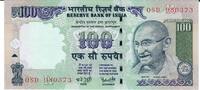 Indien 100 Rupees Banknote Geldschein -