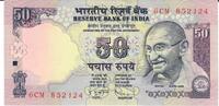 Indien 50 Rupees Banknote Geldschein -