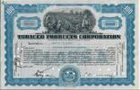 USA 100 Shares Tobacco Products Corporation 1931, Aktie Wertpapier -