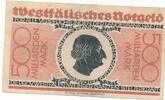 Deutschland Deutsches Reich 500 Milliarden Mark Münster Landesbank der Provinz Westfalen Notgeld -