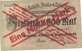 Deutschland Deutsches Reich 1 Million Mark - Überdruck auf 500 Mark Notgeldschein Notgeld Stadt Ludwigshafen Badische Anilin- & Soda-Fabrik -