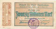 Deutschland Deutsches Reich 20 Millionen Mark Notgeldschein Notgeld Stadt Zweibrücken, Rheinland-Pfalz -