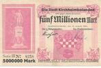 Deutschland Deutsches Reich 5 Millionen Mark Notgeldschein Notgeld Kirchheimbolanden ( Pfalz ) Rheinland-Pfalz -