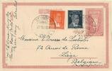 Türkei AK Ansichtskarte Ganzsache Postkarte Brief Postkarte von Istanbul (Beyoğlu) nach Liege-Belgien/Belgigue -