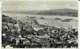 Türkei AK Ansichtskarte Ganzsache Postkarte Brief, 7.5 Kr Postkarte von Istanbul (Galata) nach Auma-Thüringen Deutschland -