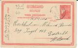 Osmanisches Reich-Türkei AK Ansichtskarte Ganzsache 6 Kurus Ansichtskarte, Postkarte, Brief aus Istanbul nach Dordrecht-Holland -