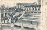 Postkarte Gartenbauausstellung Düsseldorf 1904,königl.Besuch -
