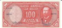 Chile 100 Pesos Banknote Geldschein -