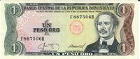 Dominikanische Republik 1 Peso Oro Banknote Geldschein -