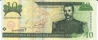 Dominikanische Republik 10 Pesos Oro Banknote Geldschein -