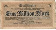 Deutschland Deutsches Reich 1 Million Mark Notgeld Zwickau (Sachsen), Sächsisches Steinkohlen-Syndikat m.b.H. -