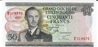 Luxemburg 50 Francs Banknote Geldschein -