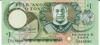 Tonga 1 Taha Banknote Geldschein -